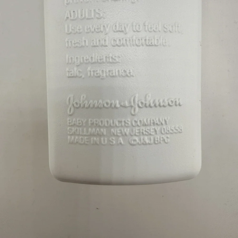 Johnsons Baby Powder Talc 4 oz Sealed Bottle Vintage